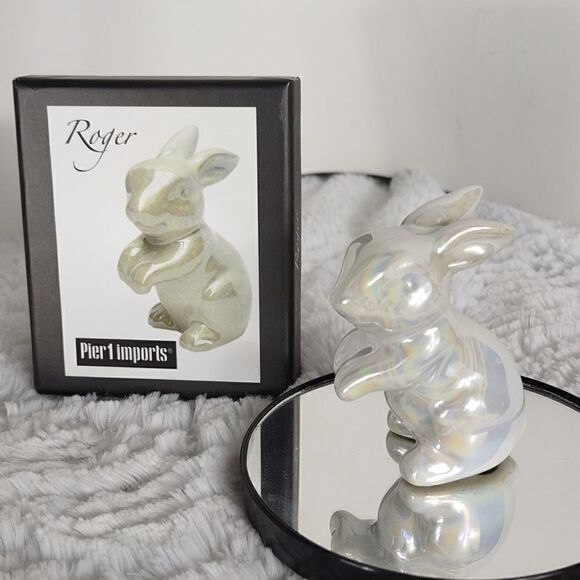 Pier 1 "Roger" Rabbit Figurine - Picture 1 of 7